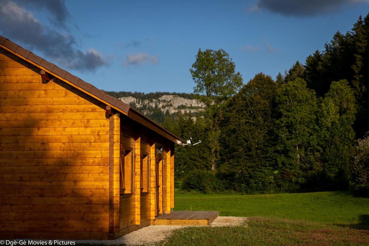 Les Jardins Du Herisson Chalet 2 Bonlieu Екстериор снимка