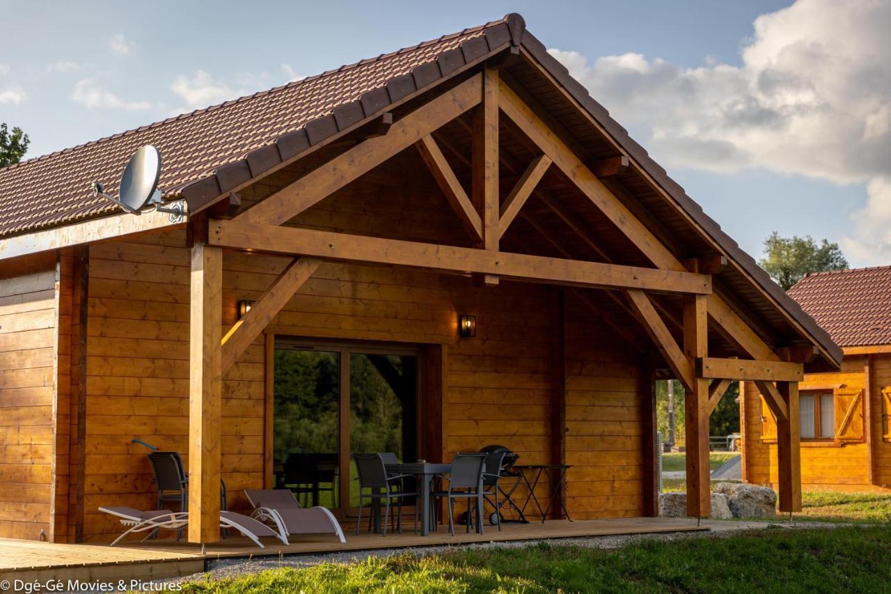 Les Jardins Du Herisson Chalet 2 Bonlieu Екстериор снимка
