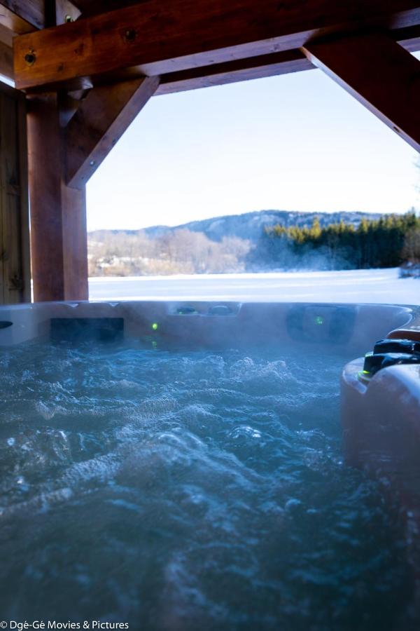 Les Jardins Du Herisson Chalet 2 Bonlieu Екстериор снимка