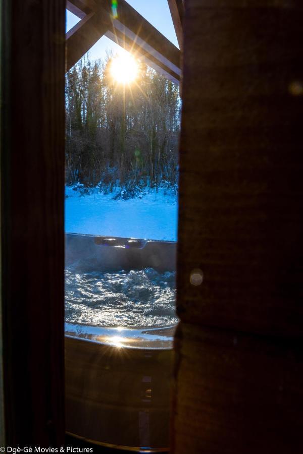 Les Jardins Du Herisson Chalet 2 Bonlieu Екстериор снимка